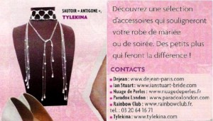 Mariée Magazine - Décembre 2009 - page 2